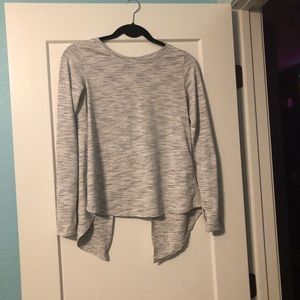 Ash Split Back Long Sleeve T